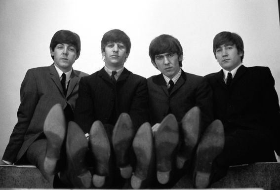 Jean-Marie Perier Portrait Photograph - The Beatles (Shoes), Paris, 1964