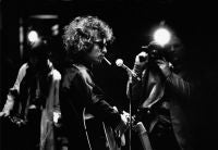 Bob Dylan on Tour (On stage, profile), England, 1966