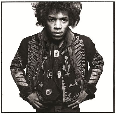 Gered Mankowitz Portrait Photograph - Jimi Hendrix, Classic Portrait, 1967