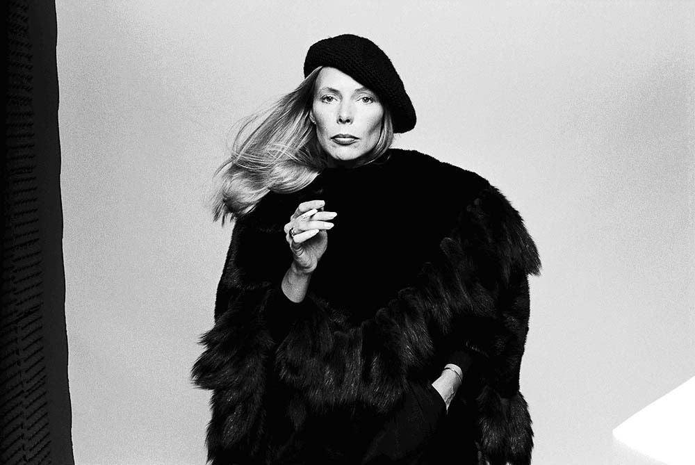 Norman Seeff Black and White Photograph - Joni Mitchell, Los Angeles, 1976