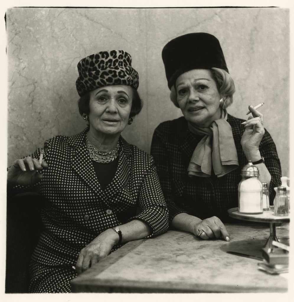 Diane Arbus Portrait Photograph - Two ladies at the automat, N.Y.C., 1966