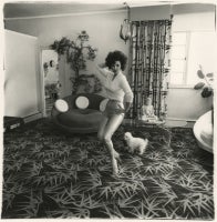Blaze Starr in her living room, Baltimore, M.D., 1964
