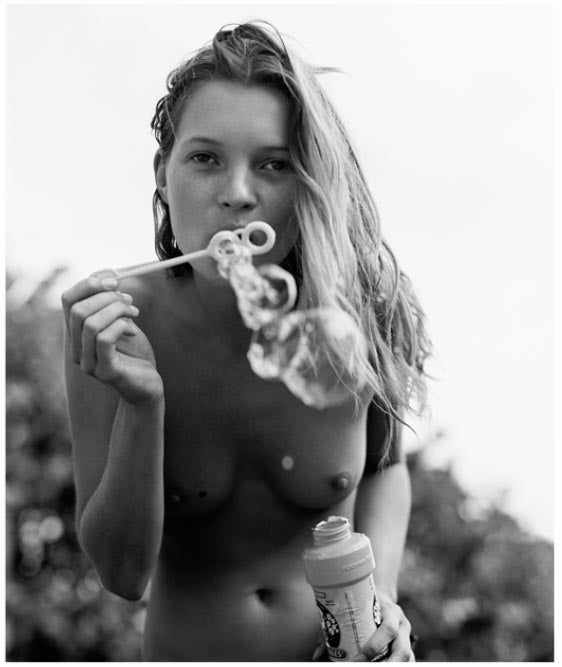 Bruce Weber Nude Photograph - Kate Moss, Golden Beach, Florida, 1997