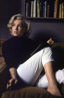 Marilyn Monroe Relaxing at Home, Hollywood, California