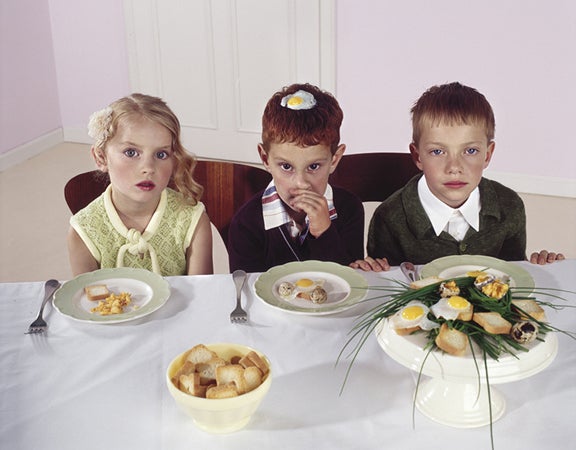 Achim Lippoth Portrait Photograph - Dinner #02, 2001
