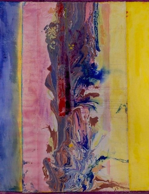 Frank Bowling Abstract Painting - Deluge