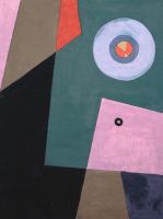 Composition with Blue Circle