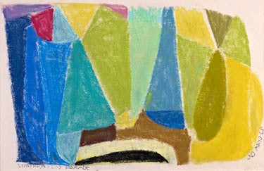 James Henry Daugherty Abstract Painting - St. Patrick’s Day Parade