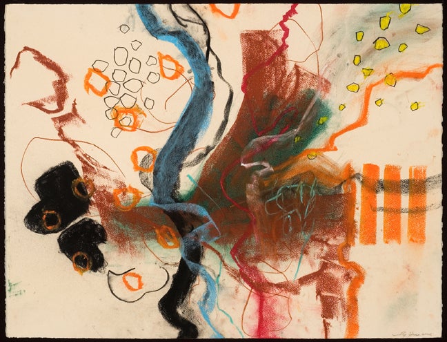 Carol Hunt Abstract Painting - Pastel 14