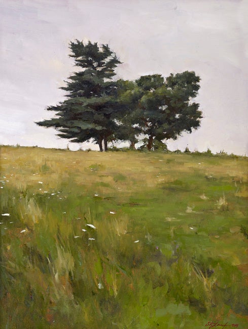 Sarah K. Lamb Landscape Painting - July