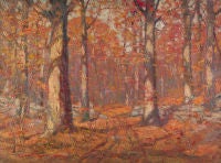 A Path Through Autumn Woods