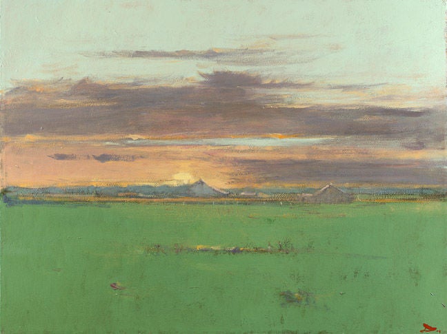 Terry DeLapp Landscape Painting - Sunset
