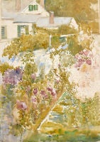 Antique Backyard Flower Garden