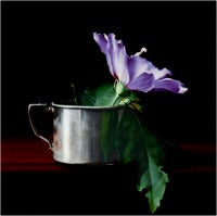 Rose of Sharon in Silver Cup