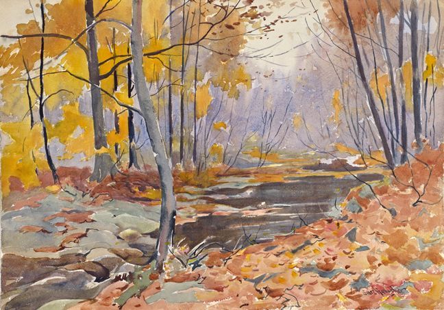 Sears Gallagher Landscape Art - Trout Brook, Jackson, New Hampshire
