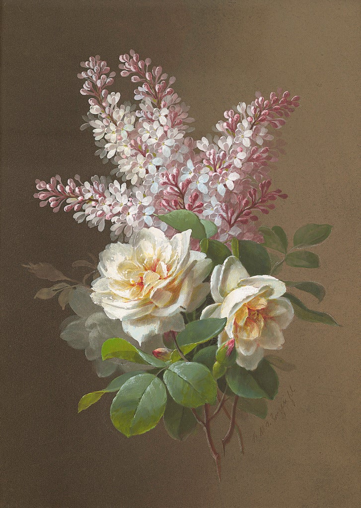 sale, lilacs maucherat | Lilacs For raoul yellow de and and at longpre, Raoul - roses lilacs 1stDibs Roses Maucherat Sale for Yellow Longpré de