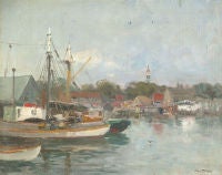Bright Morning, Gloucester Harbor