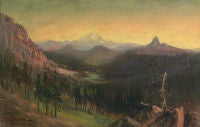 Looking South from the Rim of Crater Lake, Oregon