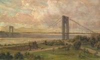 The George Washington Bridge seen from the Upper West Side