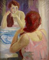 Girl at Mirror (Miss Hart)