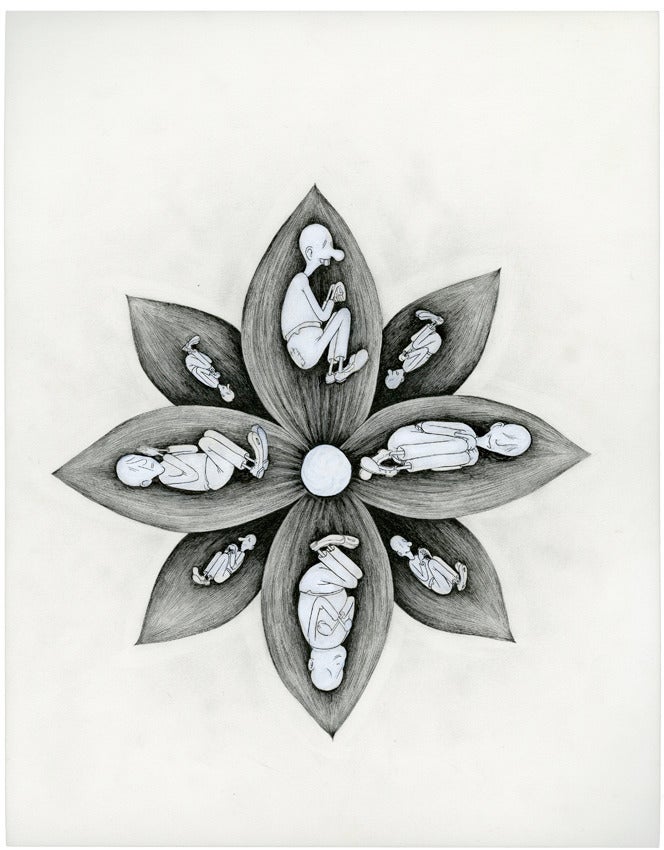 Jeff Ladouceur Figurative Art - In Bloom (Seed Fellers)