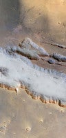 Ground Fog in Valles Marineris, Mars Express, May 25, 2004,