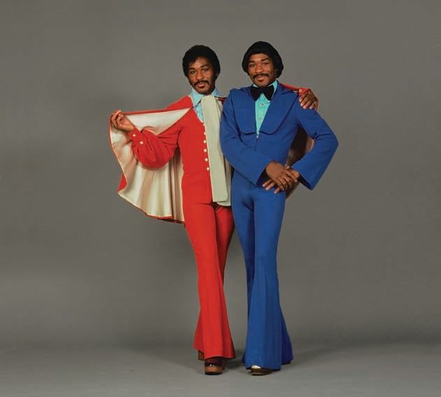 Jean-Paul Goude Color Photograph - The Hughes Brothers, (Embracing), New York