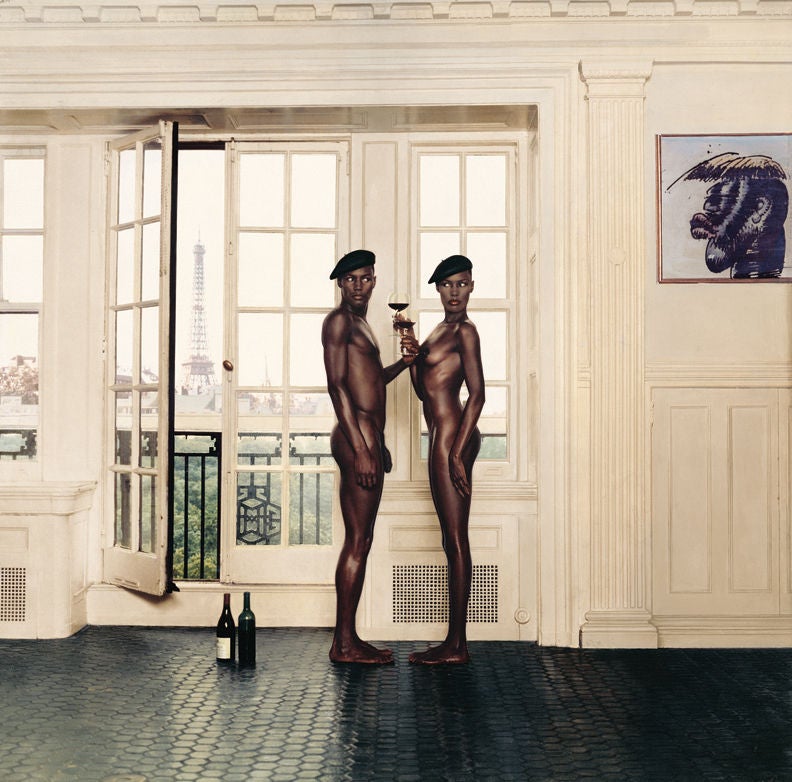 Jean-Paul Goude Color Photograph - Twins, New York