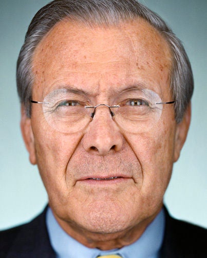Martin Schoeller - Donald Rumsfeld, 2005 For Sale at 1stDibs