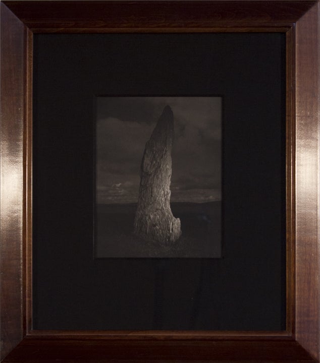 Albert Watson Black and White Photograph - Standing Stone, The Orkneys, Scotland