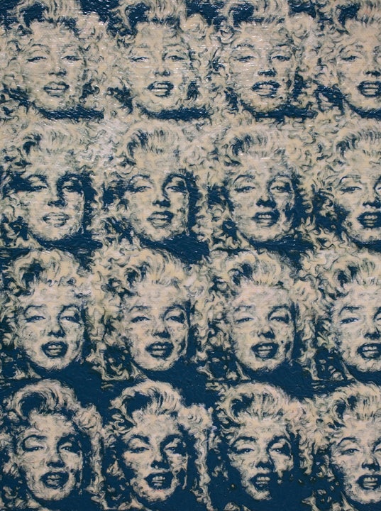 Albert Einstein & Marilyn Monroe - Painting by Kim Dong Yoo