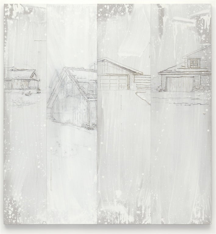 Michael Raedecker Abstract Painting - strip