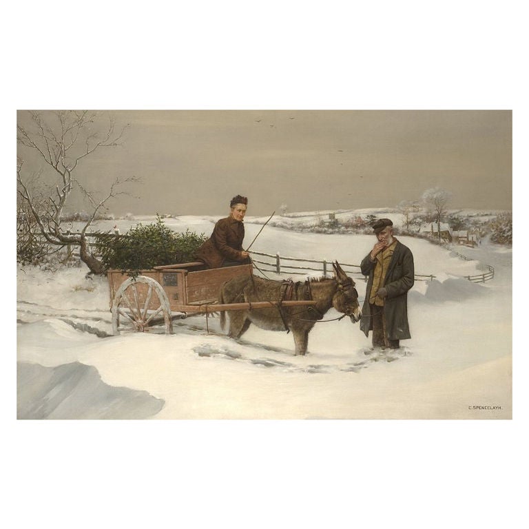 Charles Spencelayh Perplexed, Painting For Sale at 1stdibs Charles Spencelayh Perplexed, Painting For Sale at 1stdibs