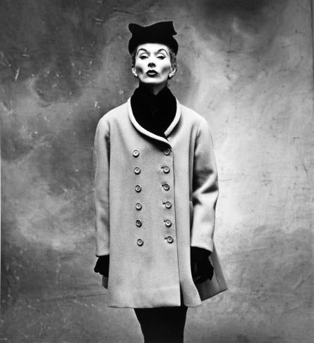 Irving Penn - BALENCIAGA, 'LITTLE GREAT' COAT, (LISA FONSSAGRIVES ...