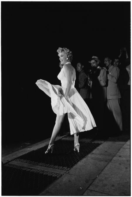 Marilyn Monroe, New York, 1954 - Elliott Erwitt (Black and White Photography)