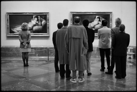 Prado Museum, Madrid, 1995 - Elliott Erwitt (Black and White Photography)