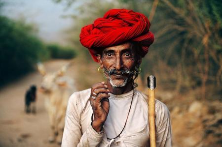 Rabari Shepherd, Rajasthan, India, 2009 - Photograph by Steve McCurry