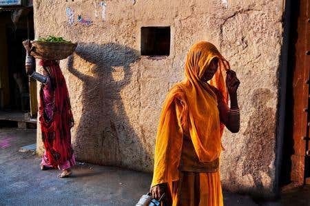 Rajasthan Shadows, Rajasthan, India, 2009 - Steve McCurry (Colour Photography)