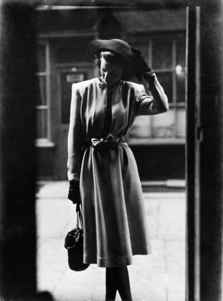Norman Parkinson - FASHION STUDY IN DOORWAY, MARCH 1946, Photograph: at ...