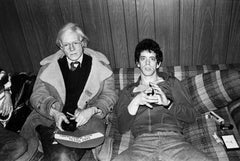 Andy Warhol and Lou Reed, New York City, 1976 -  - Mick Rock 