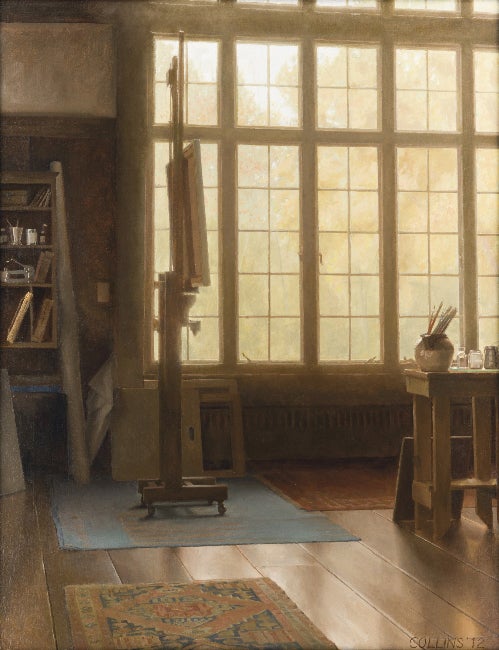 Jacob Collins Still-Life Painting - Studio in Sharon
