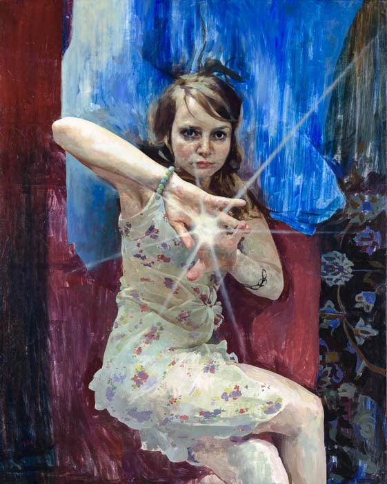 Hollis Dunlap Figurative Painting - Spellcaster