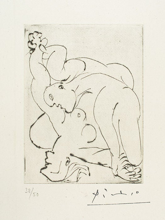 Pablo Picasso Nude Print - Le Viol