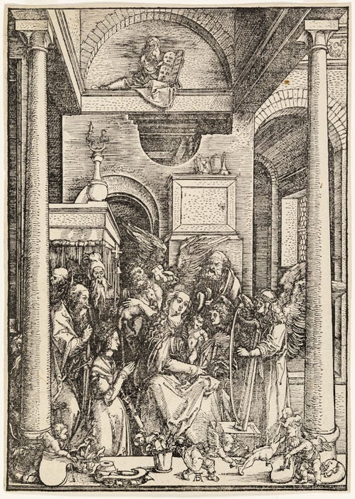 Albrecht Dürer Figurative Print - Glorification of the Virgin