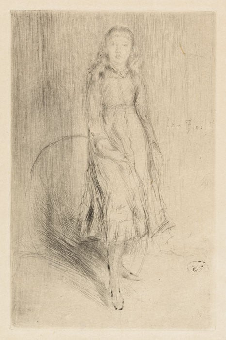 James Abbott McNeill Whistler Portrait Print - Florence Leyland