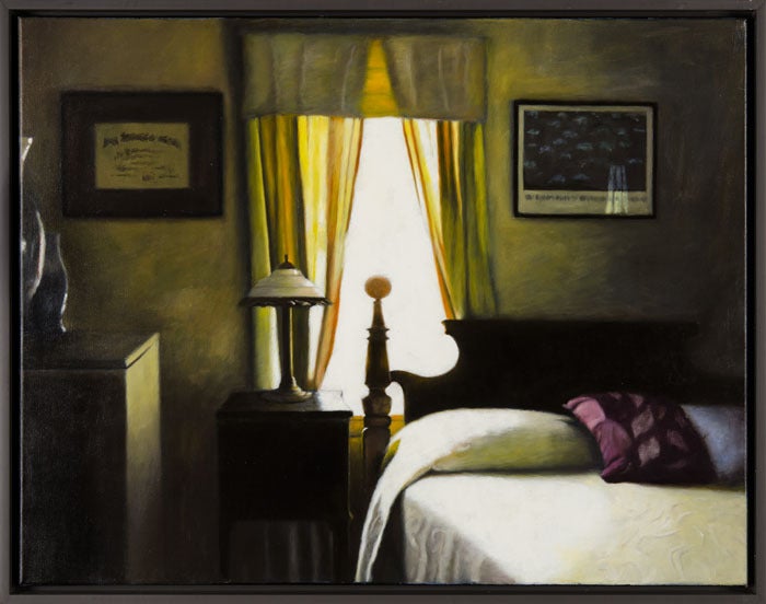 Nick Patten Interior Painting - So Quiet Now