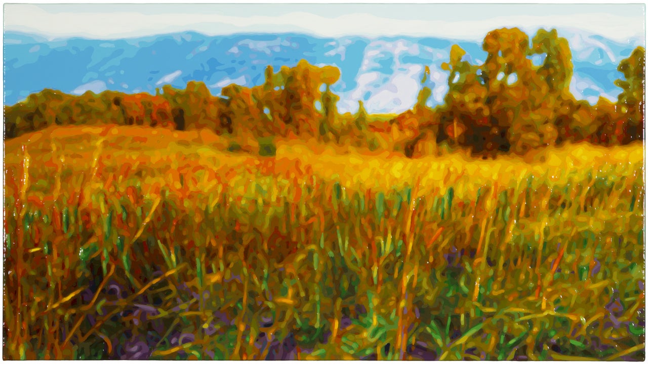 Rolling Meadow - Painting by Timothy Tompkins