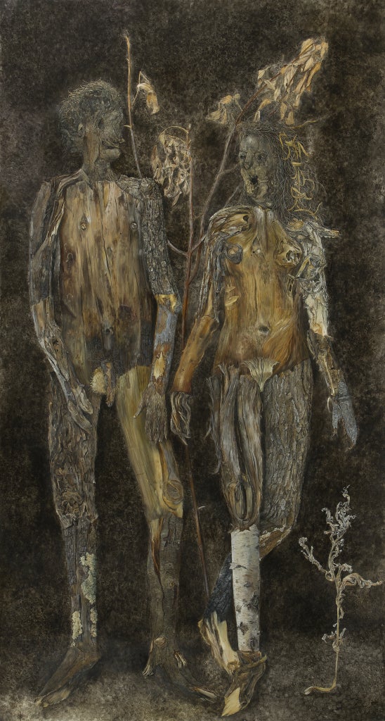 Constance Mallinson Abstract Painting – Ehepaar