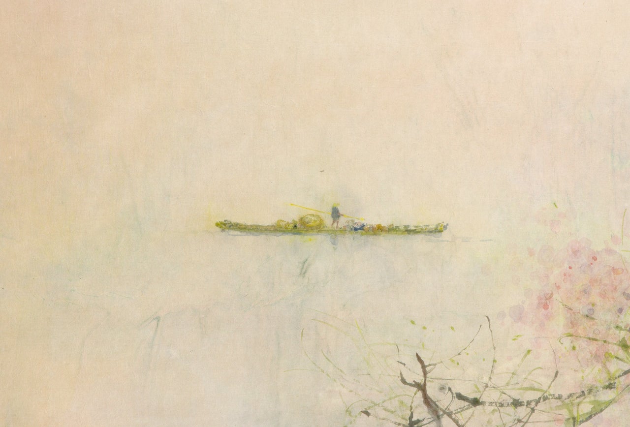 Peach Blossom and Bamboo Raft