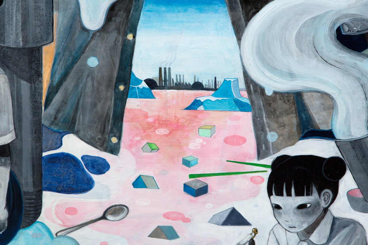 Stanza piccola allagata - Painting Contemporaneo di Ryoko Kato